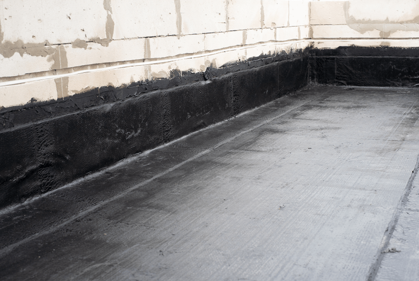 After the Flat Concrete Roof Reconditioning Using Reinforced Membrane System